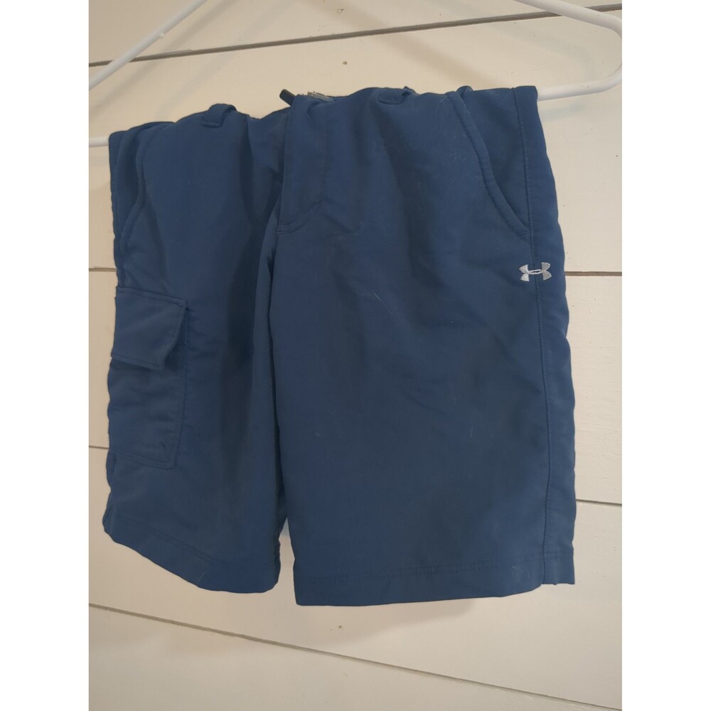 Under Armour boys athletic shorts Youth small loose fit sports school summer